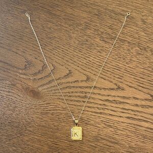 K initial Necklace
